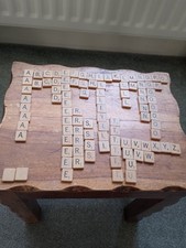 Wooden scrabble tiles for sale  WELWYN GARDEN CITY