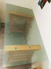 Wood glass table for sale Wood glass table for sale  LUTON