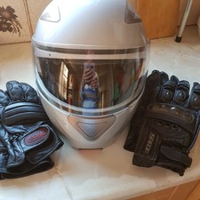 Crivit motorcycle helmet for sale  BEDFORD
