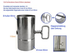 60mm camping fen gebraucht kaufen  Reutlingen