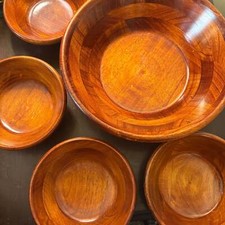 7 piece wood bowl set for sale 7 piece wood bowl set for sale Mumford