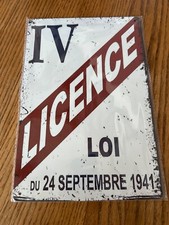 Licence bar reproduction d'occasion  Lorgues