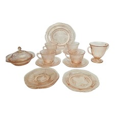 Pink depression glass for sale  PEACEHAVEN