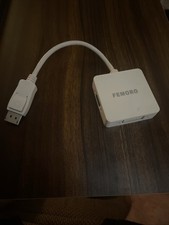 Usado, Cabo adaptador HDMI FEMORO 3 em 1 mini porta de exibição DP para DVI VGA comprar usado Usado, Cabo adaptador HDMI FEMORO 3 em 1 mini porta de exibição DP para DVI VGA comprar usado  Enviando para Brazil