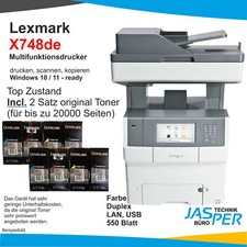 Lexmark x748de multifunktion gebraucht kaufen  Bad Zwischenahn