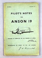 Avro anson pilots for sale  LONDON