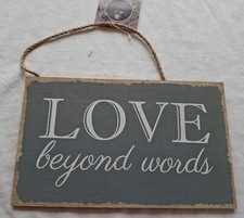 Wooden craft sign for sale  EXETER