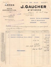 1921 armes gaucher d'occasion  France