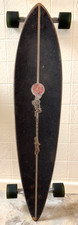 Vintage Jay Alders Long Skate Board 8.8"x40" Wave Graphic Pin Tail Original 7Ply comprar usado  Enviando para Brazil
