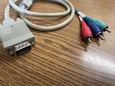 Cabo de vídeo componente VGA para 3-RCA RGB para projetor de monitor de TV 3 pés comprar usado  Enviando para Brazil