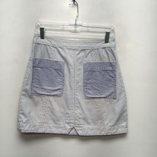 Mini-saia Anthropologie Pilcro azul patch bolso leve listra condutora 2, usado comprar usado  Enviando para Brazil