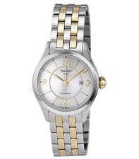 Relógio feminino TISSOT T-One automático mostrador prateado T038.007.22.037.00 comprar usado  Enviando para Brazil