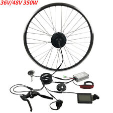 Kit de conversão de bicicleta elétrica 36V/48V 350W cubo de roda dianteira motor display KT comprar usado  Enviando para Brazil