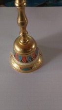 Handbemalte vintage messingglo gebraucht kaufen  Berlin