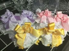 ❤️ Meias fofas ANKLE com babados de renda Gingham xadrez Bow School berçário ❤️ comprar usado  Enviando para Brazil