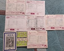 Cricket memorabilia score for sale  NORTHAMPTON