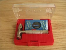 LÂMINA DE BARBEAR VINTAGE GILLETTE Z-3 SUPER SPEED com estojo, algumas lâminas e livreto comprar usado  Enviando para Brazil