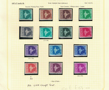 Sellos de India - 1955 - plan quinquenal - estrellas wmk - sg354-371 - como nuevo NH segunda mano  Embacar hacia Mexico