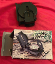 Marching lensatic compass for sale  LONDON