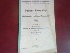 Deutsche übungssätze zur gebraucht kaufen  Koblenz