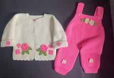 Strickjacke latzhose handarbei gebraucht kaufen  Bremen