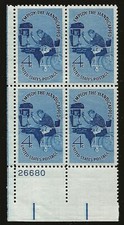 US Scott #1155, Bloco de Placa #26680 1960 Handicap 4c FVF MNH Inferior Esquerdo comprar usado  Enviando para Brazil
