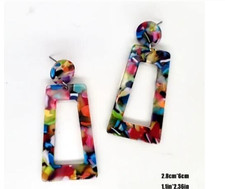 Colourful geometric acrylic for sale  NEWARK