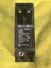 Usado, Disjuntor Cutler-Hammer 30/30 amperes plug-in 2 pólos BR3030 A3030N comprar usado  Enviando para Brazil
