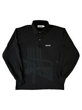 Camisa polo manga longa rugby cadeira escalada suave - preta vintage comprar usado  Enviando para Brazil