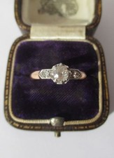 Bague solitaire ancienne d'occasion  Houilles