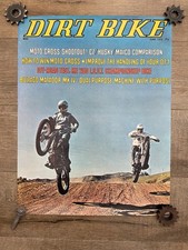 Cartaz original vintage da primeira revista Dirt Bike junho de 1971/ knobby comprar usado  Enviando para Brazil