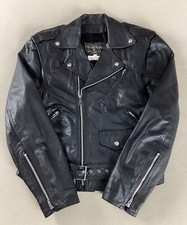 Vintage leather biker for sale  ROYSTON