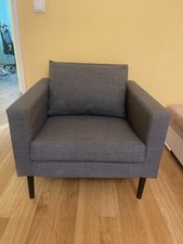 Moderner grauer sessel gebraucht kaufen  Berlin
