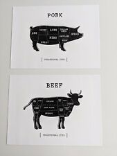 Set butcher prints for sale  Chicago