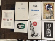 Pubblicità birra menabrea usato  Crevacuore
