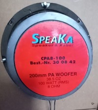 Lautsprecher speaka 200mm gebraucht kaufen  Gladbeck