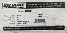 Reliance 104b1 manual for sale  Quincy