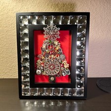 Framed jeweled christmas for sale  Dublin