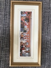 Vintage framed picture for sale  BRIGG
