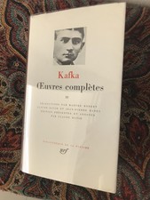 Pléiade kafka oeuvres d'occasion Pléiade kafka oeuvres d'occasion  La Rochelle