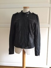 Superdry lederjacke bikerstil gebraucht kaufen  Hannover