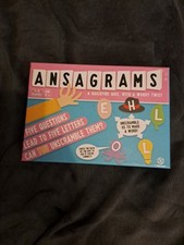 Ansagrams party game for sale  HITCHIN