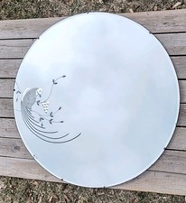Vintage round beveled for sale  Hortonville