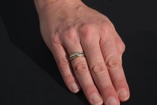 Bague jonc jaune d'occasion  Ifs