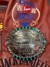 Fibbia rodeo trofeo usato  Spedire a Italy