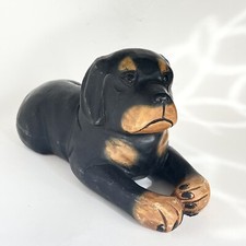 Wood carved rottweiler for sale  South Jordan
