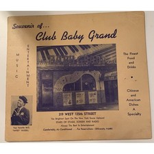1950's CLUB BABY GRAND Souvenir 10,5 x 9,5 Nova York comprar usado  Enviando para Brazil