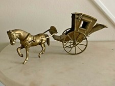 Carrinho de ônibus raro antigo vintage sólido muito pesado latão/bronze carruagem de cavalo comprar usado  Enviando para Brazil