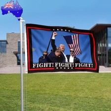 3x5 FT Trump Shooting Flag Double Sided Outdoor Flag Trump Survived Shot Flags, usado comprar usado  Enviando para Brazil