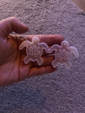 Turtle earrings silicone for sale  LEICESTER